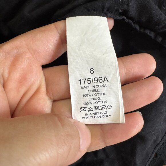 Kate Spade Black Daisy Eyelet Shift Dress Sleeveless Short Sz 8 Women’s - Picture 10 of 16